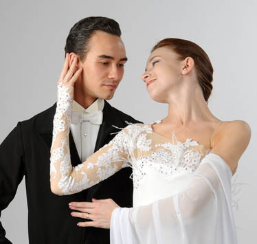 Viennese waltz dance costume
